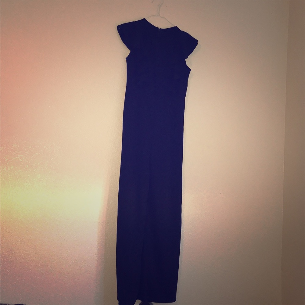 Navy blue jumpsuit there back!!